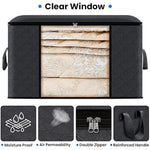 Organization and Storage Bags with Lids and Handle