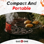 Barbecue 14 Inch Portable Charcoal Grill