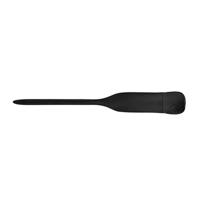 Rechargeable Male Urethral Toy Ten Frequency Vibration Urethral Sounds Catheter Plug Silicone Urethra Masturbation Device(Short)