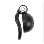 Male Chastity Device Tease Locked Cock Cage Penis Exercise For Men(Black With Chain)