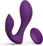 Clitoral & G-Spot Vibrator with 10 Vibration Modes, Remote Control for Couples.