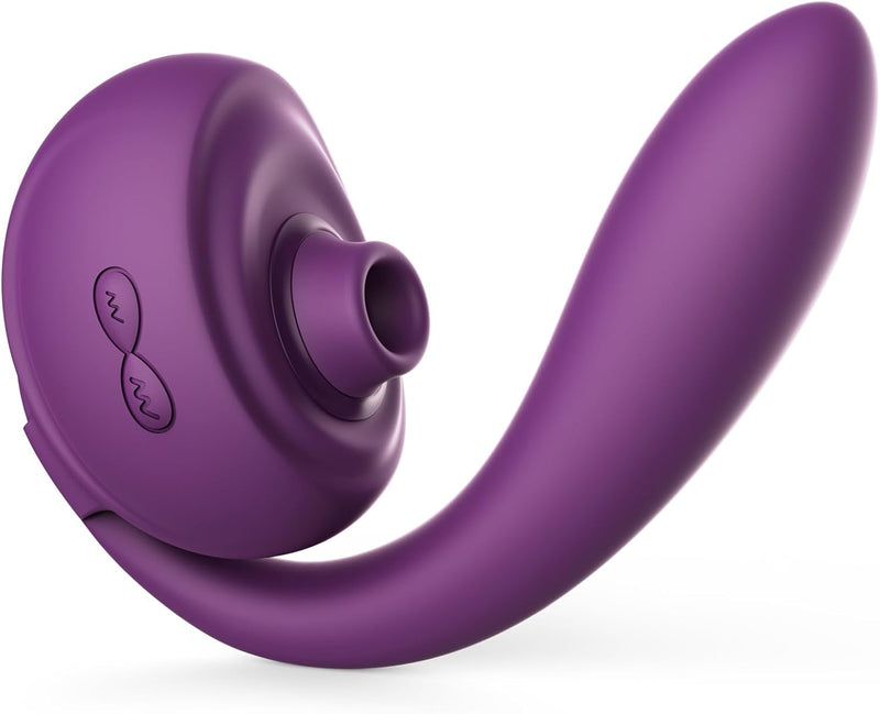 3-in-1 Clitoral & G-Spot Vibrator with Suction, Dual Stimulation & Detachable Design