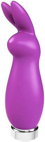 Rechargeable Bunny Bullet Vibrator – Clitoral Stimulator & Adult Toy for Women (Purple)
