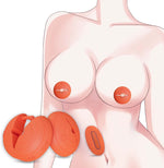 Mini Nipple Vibrator with 10 Vibration Modes & Remote – Adjustable Clips for Couples