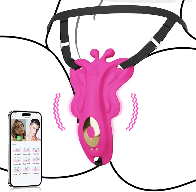 Wearable Thong Vibrator – App-Controlled Clitoral Stimulator with 9 Modes for Women