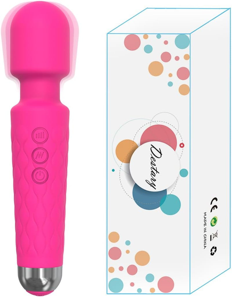 Clitoral Vibrator Wand Massager for Women, G-Spot & Nipple Stimulator, Adult Toy