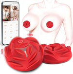 Wearable Nipple Vibrator – 9 Modes, App Control, Silicone Massager for Couples Play