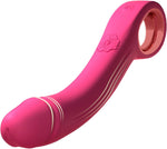 G Spot Silicone Vibrator – 10 Modes, Realistic Dildo, Clitoral & Nipple Stimulator