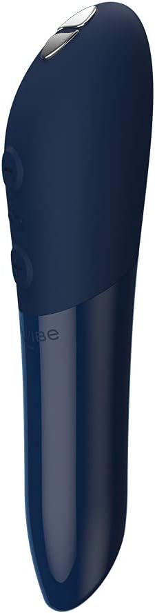 Tango X Bullet Vibrator for Women & Couples, 8 Intensities, Waterproof, Blue