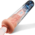 Waterproof Realistic Male Masturbator with Sucking, Pumping & Vibrating Functions