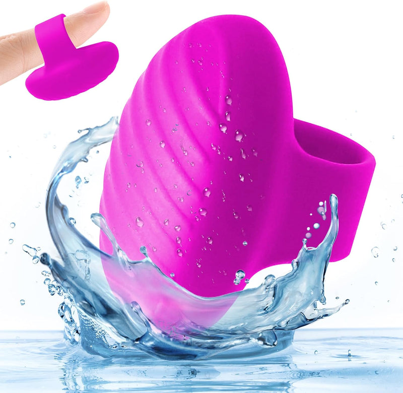 Rechargeable Mini Finger Vibrator & Facial Massager – 10 Modes for Relaxation & Care