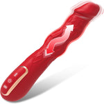 9.6" Realistic G-Spot Vibrator with 10 Modes & Wriggling Motion for Intense Pleasure