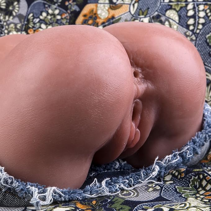 Sex Doll Male Masturbator Realistic Pocket Pussy Doll Adult Toys, 6 Lb Small Sex Dolls Ass Toy with Tight Pussy Anus, Male Sex Toys for Men Sex Toy Stroker Vagina Toy Sex Torso Brown Big Butt