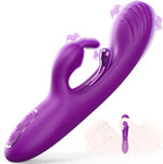 Rabbit Vibrator Dildo - Waterproof G-Spot & Clitoral Stimulator with 9 Modes