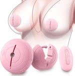 Nipple Vibrator & Clamps, 10 Vibration Modes, Silicone BDSM Toy for Couples