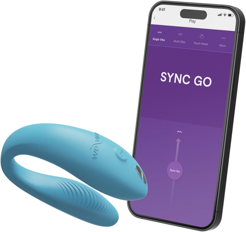 Sync Go Couples Vibrator | App-Controlled Dual Stimulation G-Spot & Clitoris Toy