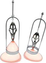 Adjustable Nipple Clamps for Women, Non-Piercing Metal Clit & Breast Stimulation