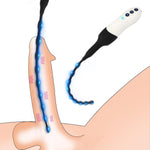 Vibrating Urethral Sound Dilator for Men, Silicone Penis Stimulation Massager