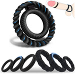 Cock Ring Set for Men – 7 Sizes for Erection Enhancement & Couples Pleasure