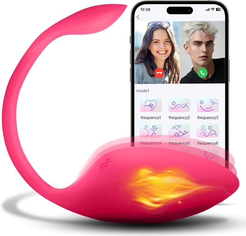 Wearable APP-Controlled Vibrator – 9 Modes, Heating, G-Spot & Clitoral Stimulation