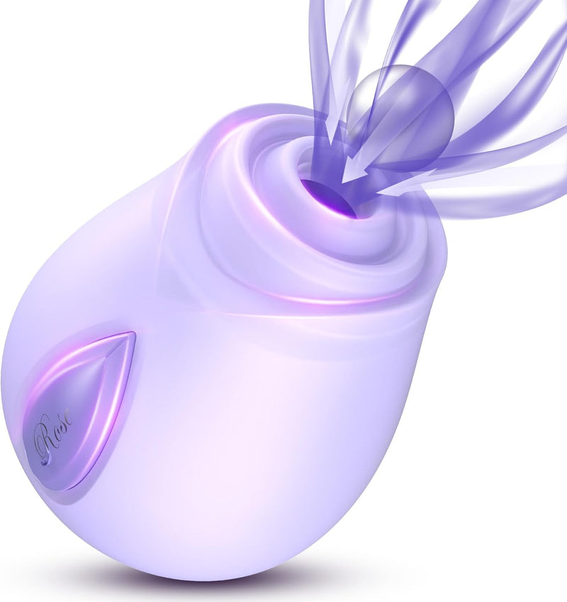 Rose Sucking Vibrator – 5 Suction Modes & 5 Intensities for Clitoral Stimulation
