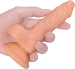 5.2" Realistic Anal Dildo with Suction Cup, G-Spot & Anal Training for Beginners