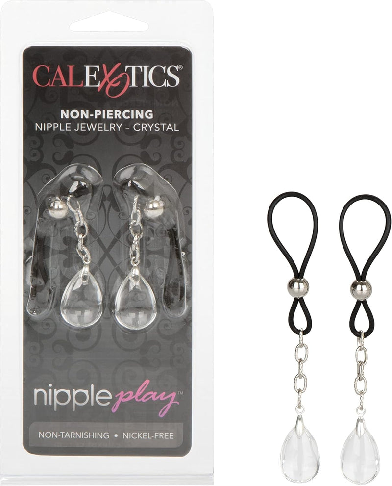 Crystal Clear Non-Piercing Nipple Jewelry – Elegant & Comfortable Novelties