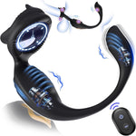 Remote-Controlled Vibrating Cock Ring with Bullet & Prostate Massager – 7 Modes