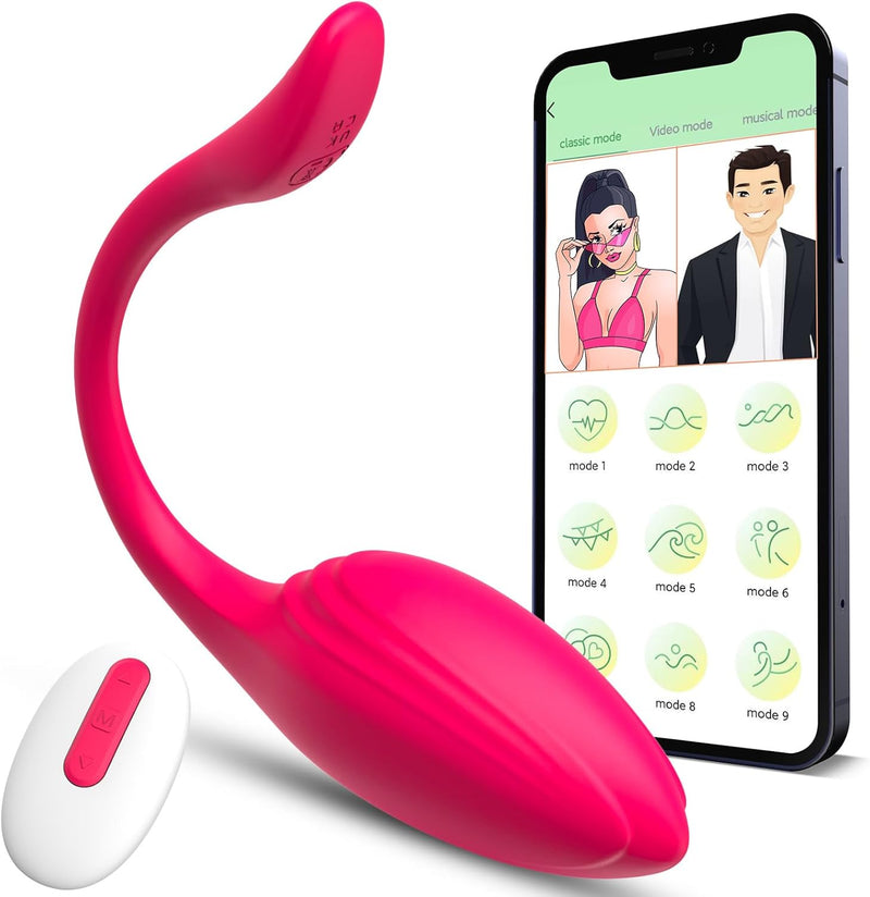 Wireless G-Spot Vibrator – APP Control Wearable Silicone Stimulator with 10 Modes