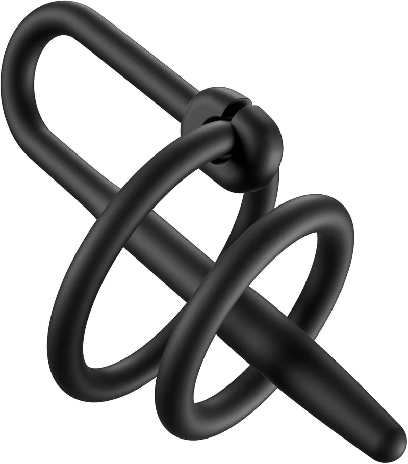 Silicone Urethral Sound with Dual Rings – Designed for Experienced Users & Long Wear