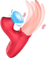 Powerful Rose Sucking Vibrator for Women – 10 Frequency Tongue Licking Toy