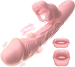 3-in-1 G-Spot Vibrator with 6 Wiggling, 7 Licking & 10 Vibration Modes for Women