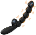 Prostate Massager & Vibrating Anal Beads for Men & Women, G-Spot & Clitoral Toy