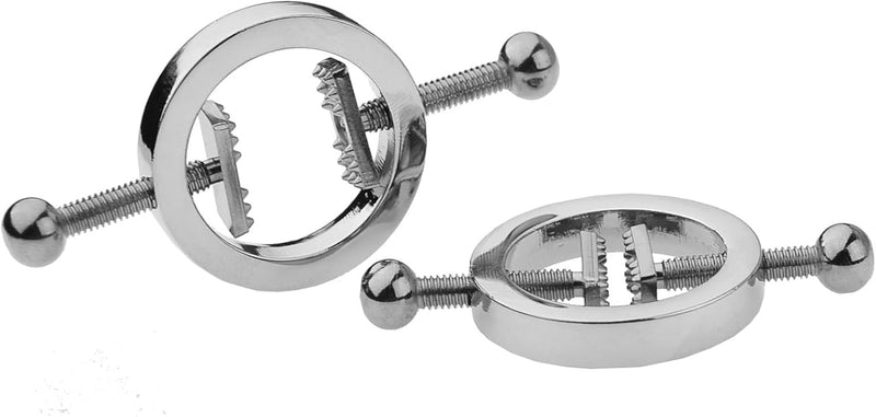 Adjustable Metal Nipple Clamps for Women & Men, Non-Piercing Body Jewelry