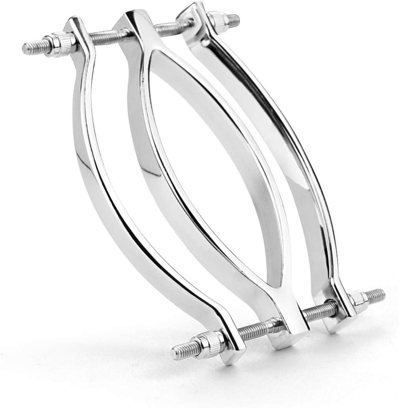 Adjustable Stainless Steel Clitoral & Labia Clamp for Bondage & Sensory Play