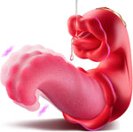 4-in-1 Tongue Vibrator – 10 Modes, G-Spot & Clit Stimulator, Rechargeable & Waterproof