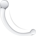 Glass Prostate Massager – 8.3" Double-Ended Anal & G-Spot Wand for Men & Women