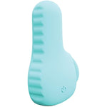 Nea Vibrator Adult Sex Toy, Rechargeable Submersible 10 Function Bullet Finger Vibe, Smooth Ribbed Body Easy Grip For Women (Tease Me Turquoise)