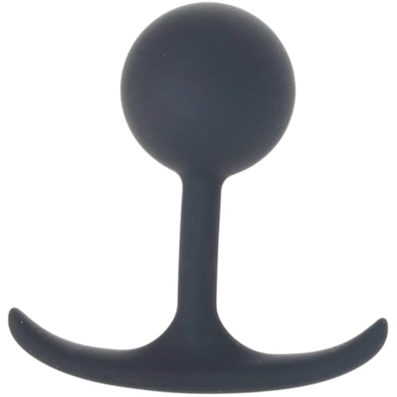 Premium Silicone 4.3 Inch Weighted Anal Plug With Lube 1Oz | Butt Plugs | Anal Sex Toys | Weighted Anal Plugs