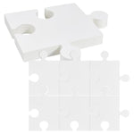 30 Pcs Blank Jigsaw Puzzles, 8 x 9 Inch DIY Coloring Puzzle Boards for Crafts & Classroom