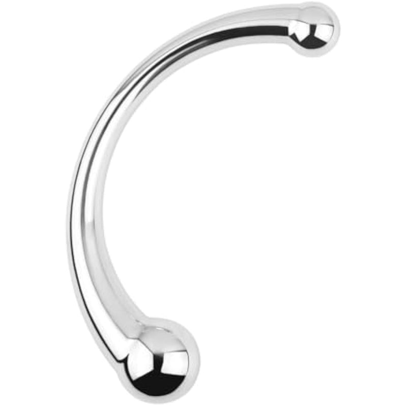 Double Head Anal Plug Prostate Wand Stainless Steel Double G-Spot Massage Ended Dildo Butt Plug For Male Female Couple Anal Sex Toy