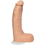 Doc Johnson Signature Series - Chad White - 8.5 Inch Realistic ULTRASKYN Dildo with Removable Vac-U-Lock Suction Cup - F-Machine & Harness Compatible - for Adults Only, Vanilla
