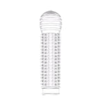 5 Pack Reusable Penis Sleeves, Cock Condoms For Men, Penis Extender For Couples, Delay Ejaculation Sleeve, Penis Enlarger, G-Spot & P-Spot Stimulation, Transparent Sex Toy