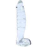 Realistic Glass Dildo Crystal Penis Glass Sex Pleasure Wand G-Spot Stimulator Female Masturbation Toy