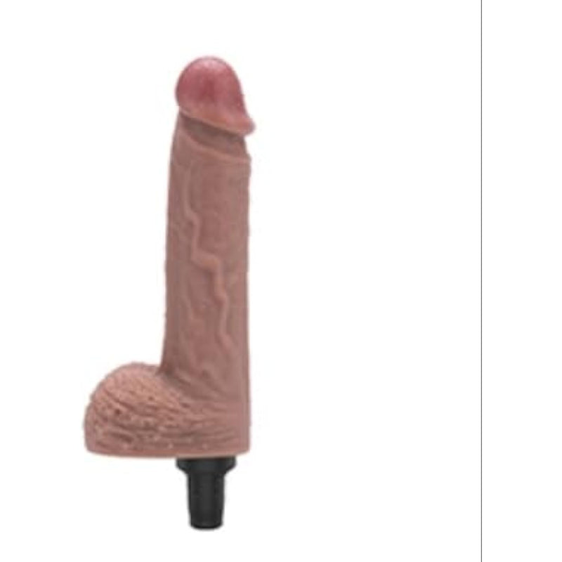 Thrusting Dildo Machine With Vibration & Heat - Automatic Sex Toy For Women, Realistic Silicone Thrusting & Vibrating, G-Spot & Anal Stimulation, Suction Cup Adult Toy, Heated Up To 42?