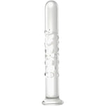 Crystal Glass Dildo, 6.1 Inch Clear Pleasure Wand Anal Dildos Plug Sex Toys For Women,Men