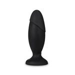 Anal Adventures Platinum Silicone Rocket Plug - 6 Inch Anal Plug - Ultrasilk Smooth Puria Silicone - 2Thick - Sturdy, Hardened Base - Sex Toy For Women Men Couples - Black