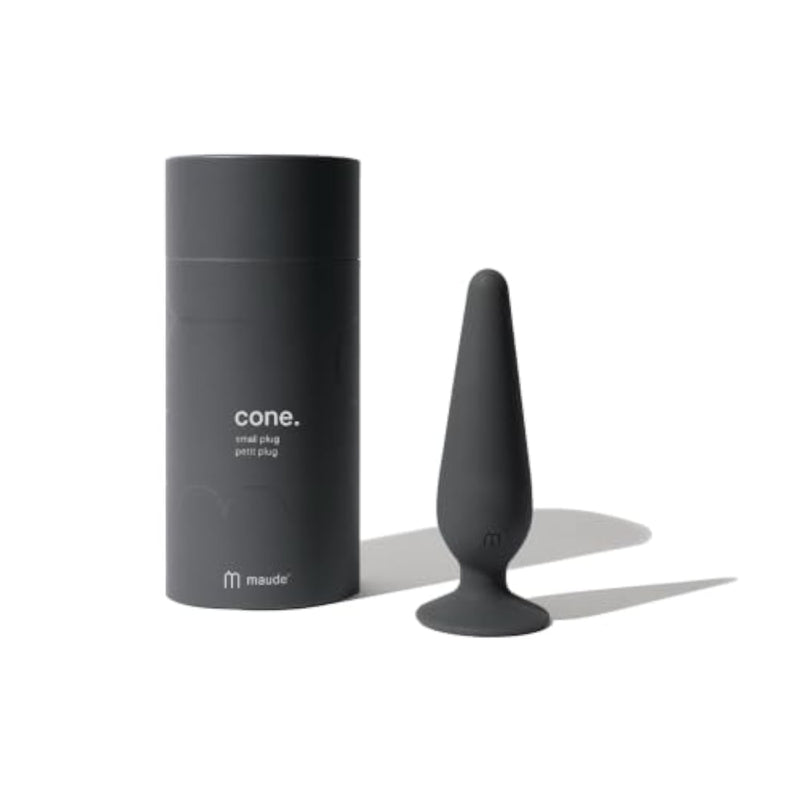 Small Butt Plug for Couples - 100% Platinum Grade Silicone Anal Toy with Tapered Shape and Flared Base