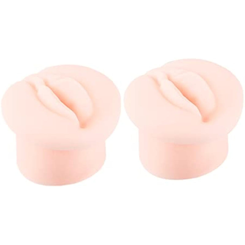 2Pcs Penis Pump Masturbator Sleeve Realistic Vagina Cover Replacement Sealing Cap For Male Enhancement Stronger Bigger Erections Pump (Flesh)