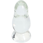 6.2" Large Rocket Glass Anal Plug Big Crystal Butt Plug Anal Trainer Butt Expander Toy For Women Men Masturbation